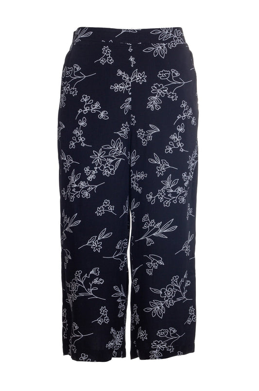 3363A1|BLK WHT STITCH FLORAL