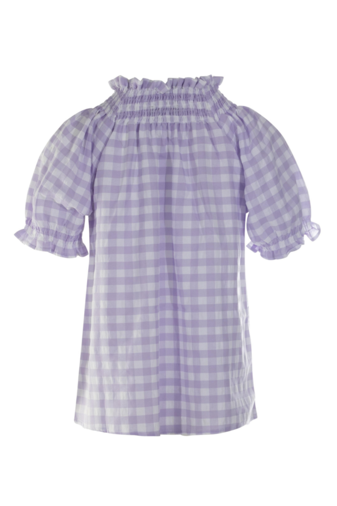 4074AR|LILAC/WHITE BIG CHECK