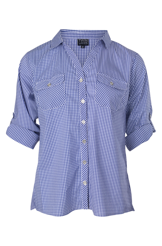 6162A1|SOFT NAVY CHECK