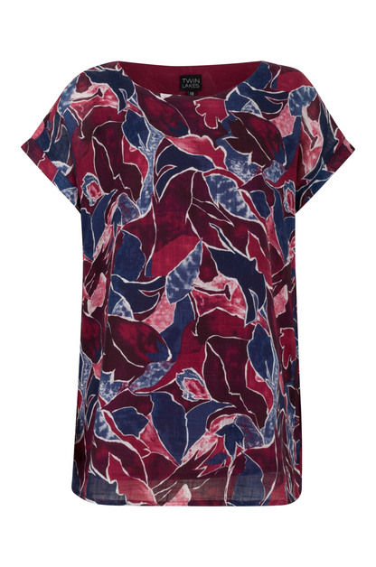 6273AR|BERRY INDIGO ABSTRACT