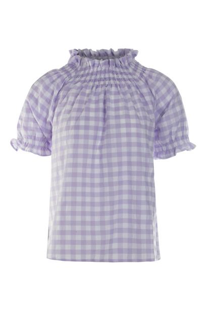 4074AR|LILAC/WHITE BIG CHECK